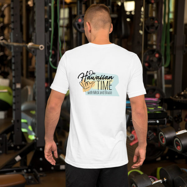 Small logo on chest & big logo on back - Short-Sleeve Unisex T-Shirt - Image 4